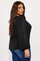 Blusa elegante Preta