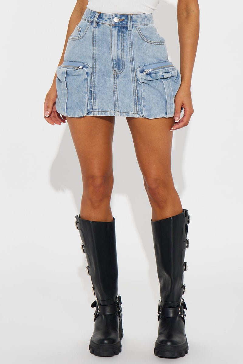 Minissaia cargo jeans