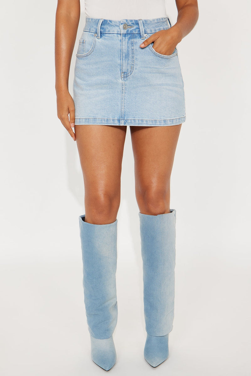 Minissaia jeans clara