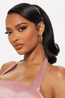 Brincos de argola Moving With Flow - Dourados