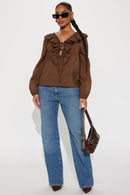 Blusa com babados Koraline