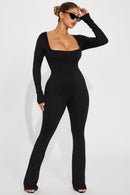 Macacão Vanessa com forro duplo - Preto