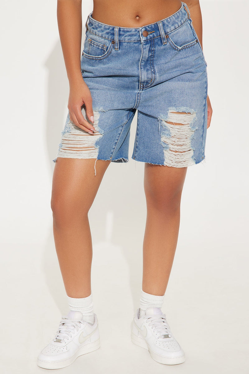 Shorts jeans rasgados